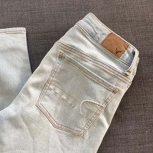 Super light wash AEO jeggings